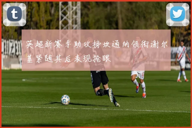 英超新赛季助攻榜坎通纳领衔谢尔基紧随其后表现抢眼